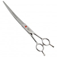 7'' 7.5'' 8 Inch Professional Pet Scissors Curved Blade Shears Dog Grooming Tools