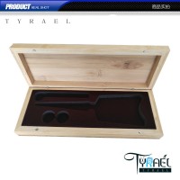 Wooden Scissor Cases Magnetic natural wood boxes for hair salon scissors