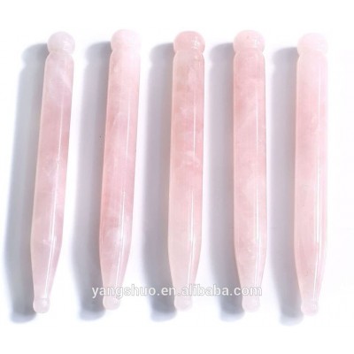 Professional Gua Sha Scraping Massage Tools Rose Quartz Natural Stone Handmade Guasha Board body Scraper