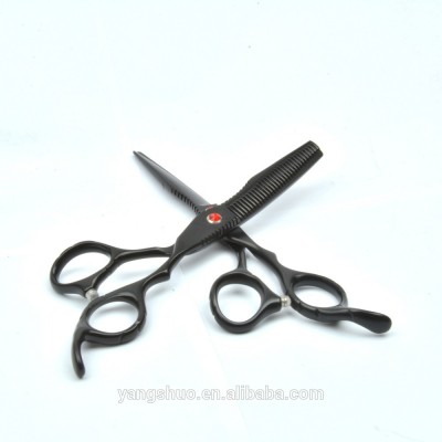 Straight Stainless steel professional hair cutting scissors