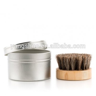 Bamboo Round Beard Oil Brush Perfect For All Beard