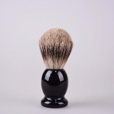 Perfecto 100% Pure Badger Shaving Brush With Black Handle-Engineered to deliver the Best Shave of Your Life!!!