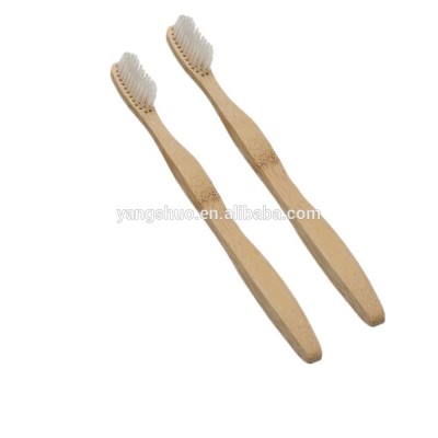 Eco-friendly Biodegradable Bristles Organic Natural custom logo toothbrush wood bamboo