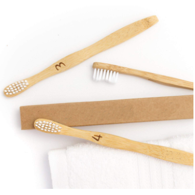 Eco-friendly biodegradable custom bamboo kids toothbrush