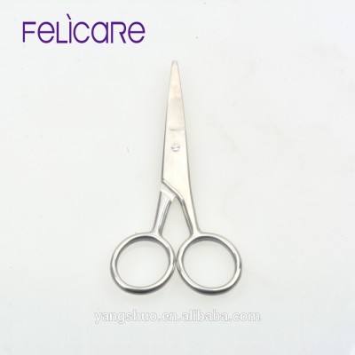 Straight Stainless steel Beard scissors with comb for men